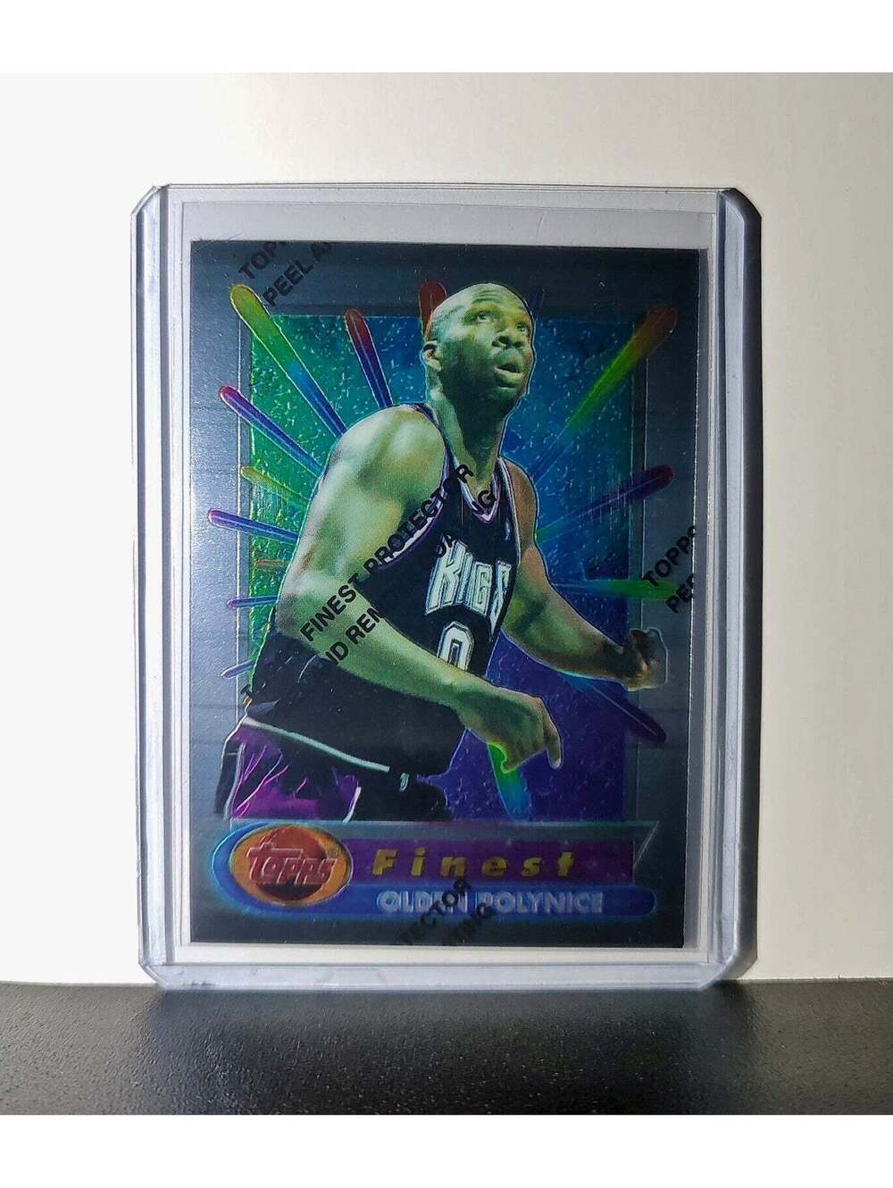 Olden Polynice 1994-95 Topps Finest #317 Basketball Card - Picture 1 of 10